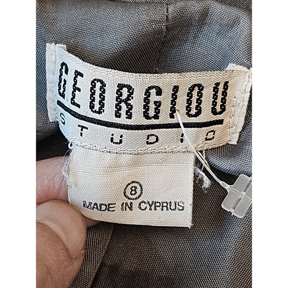 GEORGIOU STUDIO GRAY JACKET SIZE 8 - Picture 9 of 11